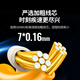 绿联超六类网线 CAT6A类万兆成品网线 2米家用电脑网络宽带工程跳线8芯双绞线兼容千兆2.5g 黑色55157