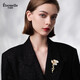 Eternelle French Eternal Bohemian Style Brooch High-end Light Luxury Accessories Elegant Temperament Corsage Gift Bright Gold
