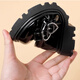Lekali Girls 'Lederschuhe 2025 Frühlings- und Sommer Neue Kinderprinzessin Performance Schwarze Single-Schuhe mittelgroße Kinder im College-Stil Kinderschuhe Schwarze Love Lederschuhe Größe 32 Innenlänge 19.8 cm