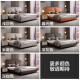 
Azusa House Bed Double Bed 1.8m 2m Simple Master Bed Large Bed Solid Wood Storage Bed Household Bed Leather Bed 7029#