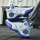 Zapatillas de baloncesto Phantom 3 Summer Mesh transpirable y anti -Slip Boy Sports Sports Adolescentes Prácticas Kobe Skekers 866 White and Purple - Moda de aire de malla Modelo 39 Presta atención para enviar calcetines de baloncesto pulseras