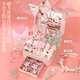 
Huangen Children's Princess Hair Accessories Gift Box Jewelry Box Set Little Girl Toy Headdress 4-6 years old 7-12-15 birthday gift