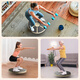 DONIUZ wooden balance board non-slip shaping adult children's rocking board yoga Pilates core coordination fitness exercise non-slip balance board