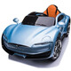 Zhuanshi children's electric car four-wheeled remote control car for men and women, baby toy car, swinging four-wheel drive stroller, four-wheel drive large battery, painted blue + fully configured