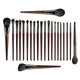 YAHLIGS Cangzhou animal hair makeup brush set eye shadow brush loose powder brush contour brush blending highlight brush eyebrow brush lipstick brush 06-foundation brush 1 piece fiber hair