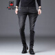 
AEMAPE jeans men's summer new black slim foot men's pants trendy brand pants men's high-end casual trousers men 1049 smoke gray 31