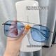 Zuo Santa Fe's new Douyin Chen Weiting sunglasses for men, driving glasses, ultraviolet, Korean style, handsome, fashionable and domineering sunglasses, bright black gold, black and gray lenses, high cost performance, sunglasses + mirror bag + mirror cloth