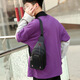 Kangaroo (KANGAROO) new chest bag men's bag one-shoulder crossbody bag casual crossbody bag Oxford cloth chest cross bag trendy men's bag 9905 small board blue