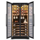 Odino seamless stealth fully embedded frequency conversion double-door integrated constant temperature wine cabinet ultra-thin home living room red wine cabinet commercial hotel club large capacity wine cabinet high configuration (frequency conversion)