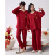 
Cat man gets married, cotton couple dress, pajamas, men and women, pure cotton, spring and autumn, red, round neck, autumn and winter home clothes, red + red 9227, male L (recommended 100-130 Jin [Jin equals 0.5 kg])
