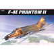 
ACADEMY American aircraft bombing fighter assembled army simulation ornaments gift import model 1/144 F-4E ghost fighter 12605