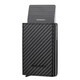 Qimo KEMY anti-theft brush pop-up card box shielded RFID ultra-thin card bag wallet metal wallet card cover carbon fiber pattern black