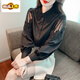 
First-diameter embroidered cotton shirt for women 2025 autumn new fashion embroidered white shirt loose versatile long-sleeved top CY9227 White M [Suggested 96-110Jin [Jin equals 0.5 kg]]