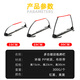 
Shunais hurdle stand obstacle bar small railing children's football basketball training adjustable height jumping agile training equipment black and red 5 packs ++ storage bags) set to buy better