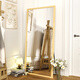 New Art Hongyun (Xinyihongyun) Nordic rétro Miroir Full-à-bas Dravar de sol en rechange Miroir Miroir Miroir Méthaurure verticale Vertical Murror suspendu grand miroir 70 * 170 Couleur de noiure