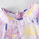 Tongtai summer November-4 years old baby girls short-sleeved dress T32X828N purple 80cm