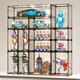 DAMIC figure display box acrylic transparent storage multi-layer lattice cabinet free combination model cabinet customization AIXIEZHE series 30*20*30