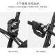 金锏密码钢缆锁加长圈锁防剪防盗锁自行车锁电动车单车锁骑行配件装备 719-黑色链条锁4位密码款