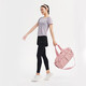 Gardez la taille haute legging à sec rapidement respirant pour les femmes qui coulent la mode de la mode faux yoga à deux pièces porte 12588 classique Black L