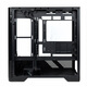 VALKYRIE VK03-M BLACK black M-ATX gaming computer desktop case supports 360° water cooling 6.2-inch touch screen curved glass 270 sea view room