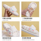 Gongmao Children's Slippers Girls Summer Indoor Home Cloud Children's Bathroom Home Outerwear Non-Slip Boys' Slippers White Tiantianshang Size 34-35 Inner Length 22cm