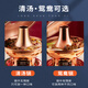 Longshun Copper Art Copper Hot Pot Plug-in Pure Copper Charcoal Copper Hot Pot Charcoal Stove Plug-in Carbon Dual-Purpose Copper Pot Old Beijing Lamb Shabu Pot Clear Soup 4-6 People Flagship Model 32cm