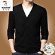 
Woodpecker (TUCANO) high-end autumn and winter knitted wool cardigan for men's middle-aged solid color long-sleeved V-neck button sweater jacket men's clothing gray K007 170/L recommended 120-140Jin [Jin equals 0.5 kg]