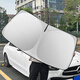 Tongrubi Car Sunshade Barrière avant Barrière de la fenêtre d'isolation solaire Blackout Curtain Baffle Cover Front Tamins de soleil Nio et5ES6ES8ET7EC679 Sunshade personnalisé a amélioré épaissi et imperméable