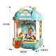 Xinge's Super Large Claw Machine Blue and Green Children's Toys 3-14 Jahre alte Münz-Rocker Clip Puppe Puff Geburtstag Geschenk