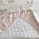 Antarctic bedding full cotton thickened bed skirt four-piece set Twill quilt cover pure cotton clamped bed skirt quilt cover bedding set Cotton clamped set - 1.8m bed skirt four-piece set [Quiet cover 200x230]
