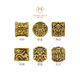 
Chow Tai Fook MONOLOGUE National Tide General Armor Guarding Courage Golden Transshipment Beads for Men and Women MR1477 Brave 20cm
