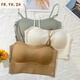 FR.YH.ZH Fengzhixin underwear tube top underwear for women with big breasts, small fit, push-up sexy sports bra, black (868 styles), one size fits all