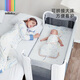 Bebus Crib Spleißen großes Bett Dream Home Neugeborene Kinderbett Multifunktion tragbares mobiles faltbares Baby Bett Pro