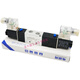 Suitable for mid-leakage TG3522-08E three-position five-way pneumatic solenoid valve TG3512-06E Ling TG3522-08E (AC220V)