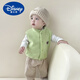 Disney (Disney) Frühlings- und Herbst-Kinderweste Baby Winter warme Weste Jungen und Mädchen Baby und Kinder plus Weste Jacke 0-1-3 Kinderkleidung grau blau warmes Weste bestickter Weste 80 cm