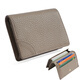 Cool Känguru KQ NEU NEUER Multifunktionskartenbeutel Genauer Leder-Visitenkarte Tasche Mode Cowhide Visitenkartenhalter kreativer Aufbewahrungspuppe Brieftasche Brieftasche Brown/Kaffee