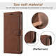 
Suitable for iPhone13 wallet leather case 8Plus mobile phone case skin feeling protective case card Apple 11Pro leather case black iPhone 12 5.4
