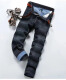 Lee DPRRE2024 Jeans nuevos para hombres Estiré Straight Empresas sueltas pantalones casuales versátiles 866 azul (1 par) 33