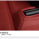 Banshu se usa para 25 Porsche New Cayenne Paramela Macan911taycan718 Almohadillas de pie de automóvil completamente cerradas Burdeos rojo Yizhen Cow Wide- (doble capa)) Cayena