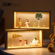 Regalos de cumpleaños de Juyujia para novias, parejas de niñas, pequeñas cajas de luz nocturna, decoraciones de madera, artesanías para la esposa Ziyun Luces nocturnas de parejas 26*6*13