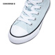 Converse All Star children's shoes girls Velcro women's high-top canvas shoes children's versatile casual shoes blue 28 recommended foot length 17cm