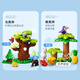 
LEGO building blocks, large particles, debao Debao series assembled children's toys 2020NEW 10975 World Wild Animals