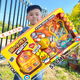 Street stall children's simulated tableware kitchen cooking toys big gift box girls playing house toys agency 9905 storage bag big gift box red and blue random