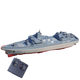 Jingtao 055 Destremer Direte Control Ship Warship Aircrier Carrier Waters Mids's Model Модель модели модели силовой серебро модель Официальный стандарт + отвертка + батарея дистанционного управления
