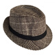 Fresh Show Hut Männer und Frauen Frühlings- und Herbst Winter Woll Jazz Hut Britische Toper vielseitiger koreanischer Performance Hut Winter Männer Khaki M (56-58 cm)