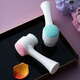 Naojing Facial Cleansing Brush Soft-bristled Silicone Facial Cleansing Instrument Manual Massage Double-Sided Deep Cleansing Pore Cleansing Brush Blackhead Remover Magic Pink Octopus Facial Washing Brush Single No Gift