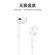 Dexidi wired headphones in-ear headset subwoofer suitable for Apple 6S Android Huawei VIVO Xiaomi Samsung mobile phone call computer sports game music subwoofer white