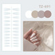 奈妮娜 NAIL NINA【条装】长芭蕾欧美亮面指甲贴片假指甲成品24片穿戴美甲工具甲片 TZ长芭蕾-692黑