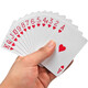 
GYT Playing Card Plastic GYT Waterproof and Foldable Washable Double-sided Frosted PVC Thickened Frosted Bucket Landlord Soha Bridge 688 Red One Pair (Plastic Box)