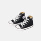 Converse children's shoes children's canvas shoes infants and children's shoes classic high-top canvas shoes black 25-